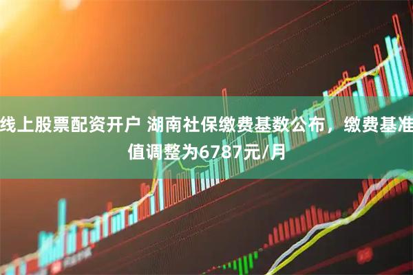线上股票配资开户 湖南社保缴费基数公布，缴费基准值调整为6787元/月